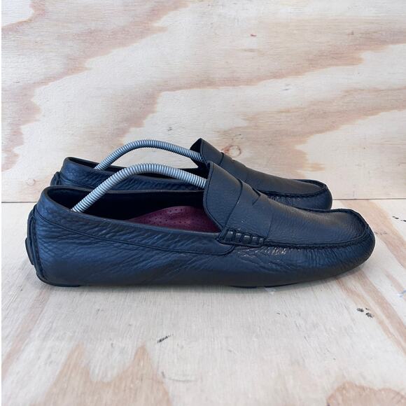 Cole Haan - Howland - Loafer Shoes Slip-On - Black - Men's - 11.5M - C04535 - Picture 1 of 9